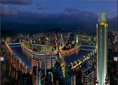 梅州市城区沿岸夜景照明规划